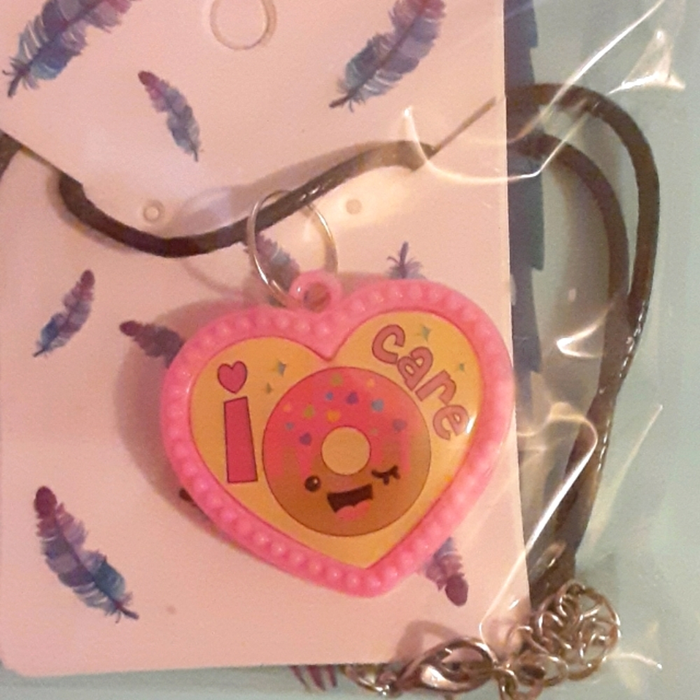 🍩I DONUT CARE necklace🍩
